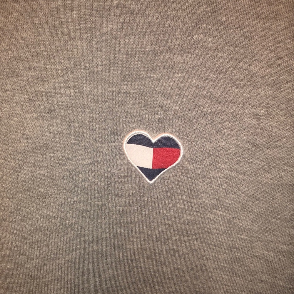 Tommy Hilfiger Gray Crew Neck Sweater - Picture 3 of 6